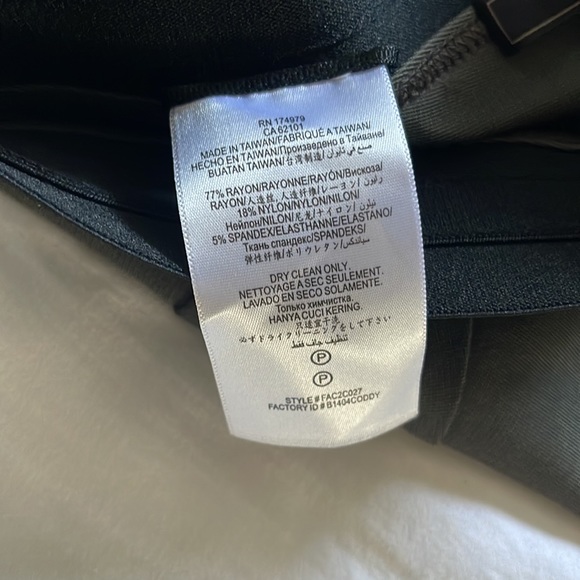 BCBG MASON LEGGING olive black stretch legging mid-rise NWT XXS - Picture 7 of 8